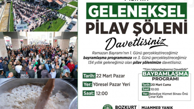 2026 Geleneksel Pilav Şöleni ve Bayramlaşma Programı 2026