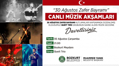 30 Ağustos Zafer Bayramı Fener Alayı ve Konseri