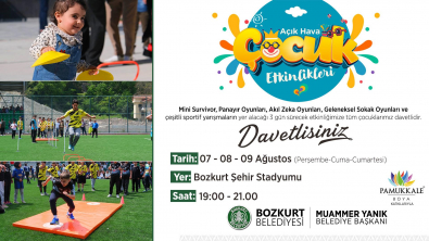 Açık Hava Çocuk Spor Etkinlikleri