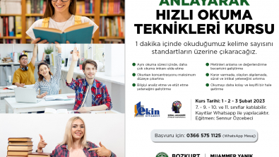 Anlayarak Hızlı Okuma Teknikleri Kursu