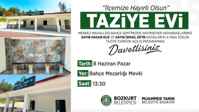 Taziye Evi Açılışı