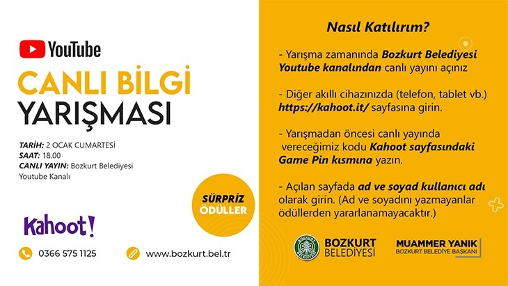 1. Online Bilgi Yarışması