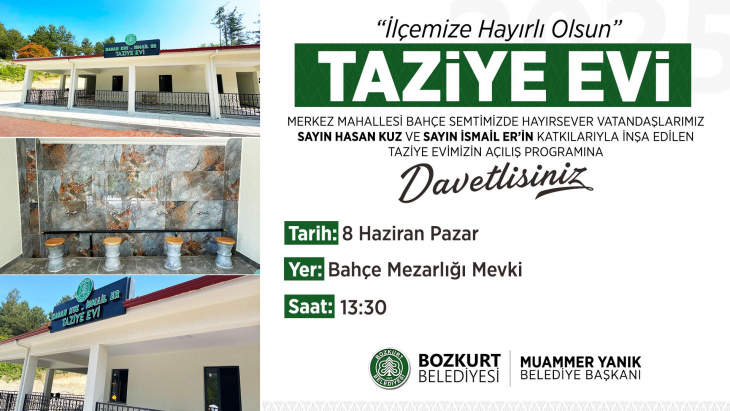 Taziye Evi Açılışı