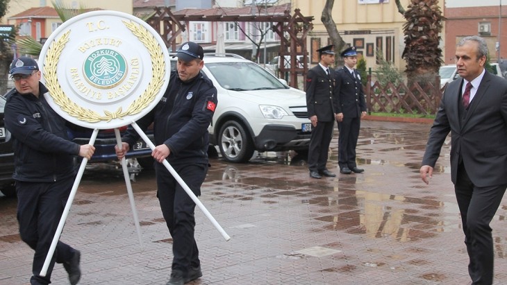 18 Mart Çelenk Sunma Töreni Yapıldı