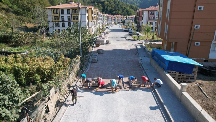 Rahmi Canbaz Caddesi Parke Kaplanıyor