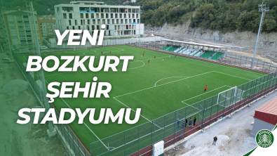 Sel Afeti Sonrası Yenilenen Bozkurt Şehir Stadyumu | Stadyum + Kapalı Halı Saha + Soyunma Odaları