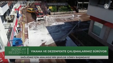 Yıkama ve Dezenfekte Çalışmalarımız Sürüyor