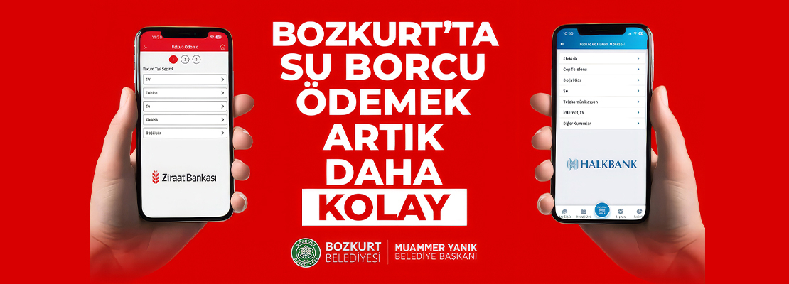 Bozkurt'ta Su orcu Ödemek Artık Daha Kolay