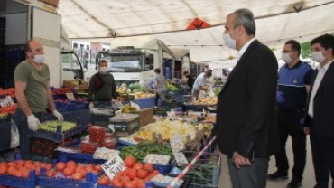 Belediye Başkanımızdan Pazar Ziyareti