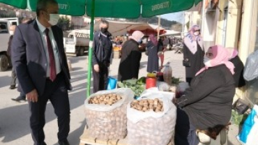 Belediye Başkanımızdan Pazar Ziyareti