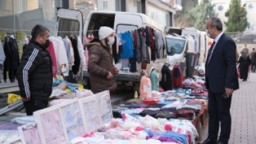 Belediye Başkanımızdan Pazar Ziyareti