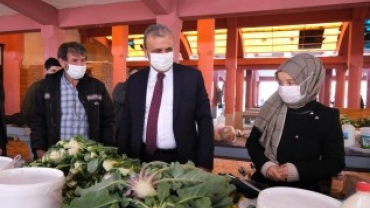 Belediye Başkanımızdan Pazar Ziyareti