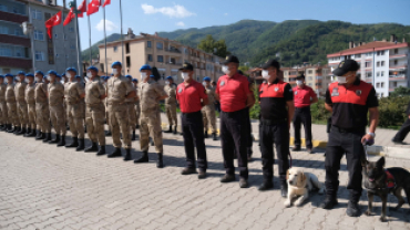 Jandarma ve Afad Personellerine Teşekkür Belgesi