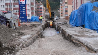 Altyapı İnşaatı Tüm Hızıyla Devam Ediyor