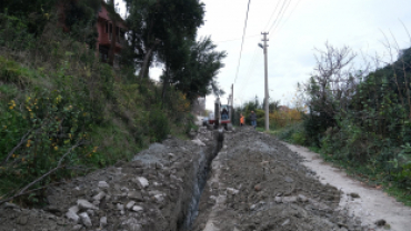 Altyapı İnşaatı Tüm Hızıyla Devam Ediyor