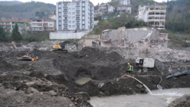 Altyapı İnşaatı Tüm Hızıyla Devam Ediyor