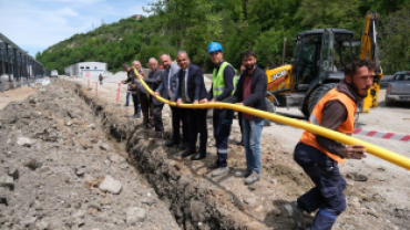 Doğalgaz Boru Hattı Döşeme Çalışmaları Başladı