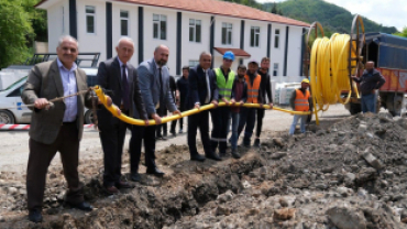 Doğalgaz Boru Hattı Döşeme Çalışmaları Başladı