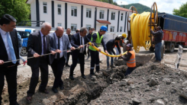 Doğalgaz Boru Hattı Döşeme Çalışmaları Başladı