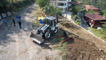 Yeni Mahalle Sıraca Semtimizde Meydan Düzenleme Çalışmalarına Başlandı