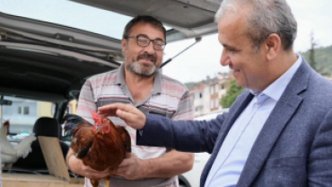 Belediye Başkanımız Pazar Yerini Ziyaret Ettiler