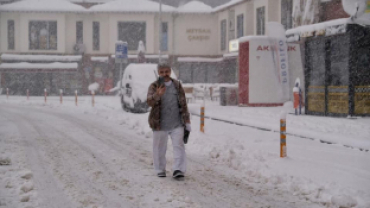 Güzel İlçemize Beyaz Da Çok Yakışıyor