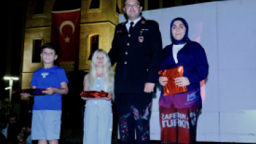 15 Temmuz Demokrasi ve Milli Birlik Günü'nde Bozkurt Meydanı'nda Buluşuldu