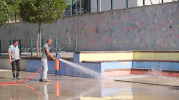 Eğitim Kurumlarını Çocuklarımız İçin Yıkadık