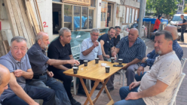 Ahşap Sanayi Sitesi’nde Değerli Esnaflarımızla Kahvaltı Programında Bir Araya Geldik