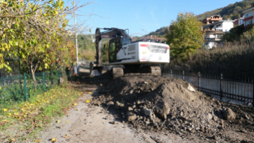 Yüksel Caddesi Üst Yapı Öncesinde Tesviye Çalışması Yapıldı