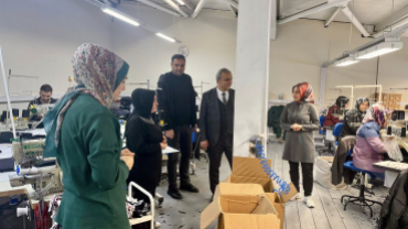 Belediye Başkanımızdan END Tekstili Ziyareti