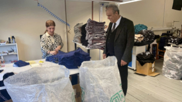 Belediye Başkanımızdan END Tekstili Ziyareti