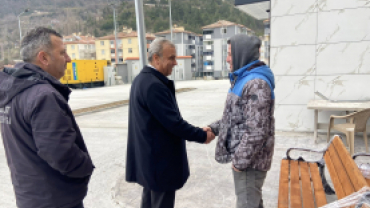 Yeni Devlet Hastanemizde Yol ve Kaldırım Çalışmaları