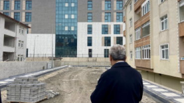 Yeni Devlet Hastanemizde Yol ve Kaldırım Çalışmaları