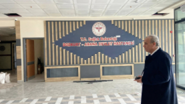 Yeni Devlet Hastanemizde Yol ve Kaldırım Çalışmaları