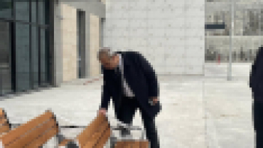 Yeni Devlet Hastanemizde Yol ve Kaldırım Çalışmaları