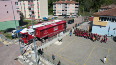 Gezen Sinema Tırı Bozkurt'ta