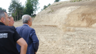Yeni Mezarlık Alanında Çalışmalar Devam Ediyor
