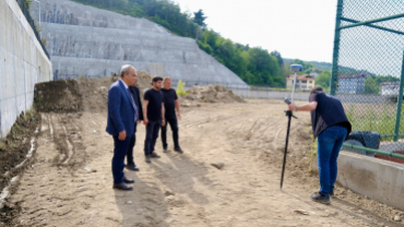 Yeni Spor Alanlarında Çalışmalar Devam Ediyor