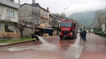 Yıkama ve Dezenfekte Çalışmalarımız Sürüyor