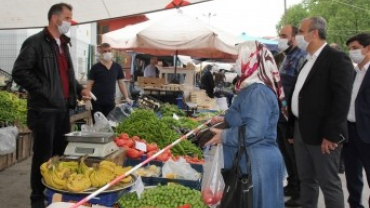 Belediye Başkanımızdan Pazar Ziyareti