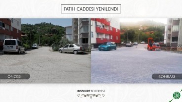 Fatih Caddesi Yenilendi