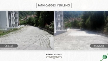 Fatih Caddesi Yenilendi