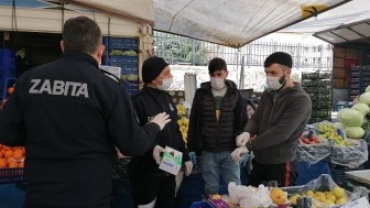 Esnaflarımıza Maske ve Eldiven Dağıttık