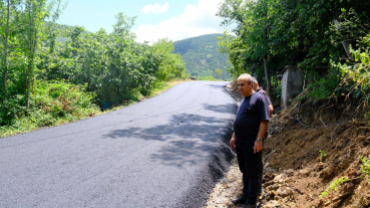 Şen Mahalle Yolu Sıcak Asfalt Kaplama